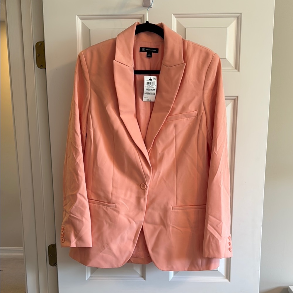 INC International Concepts Coral Blazer NWT